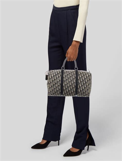 dior blue trotter tote bag|christian Dior gun bag.